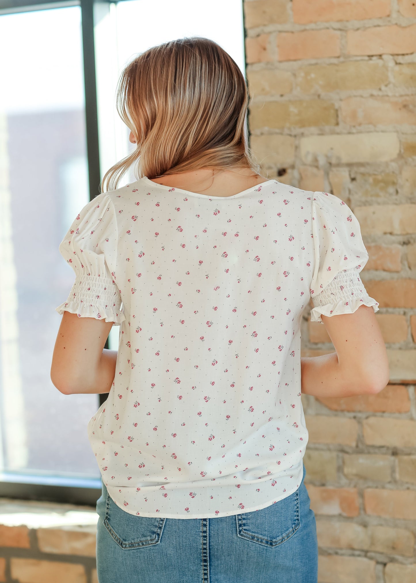 Alisa Short Ruffle Sleeve Top - Concordia Style Boutique