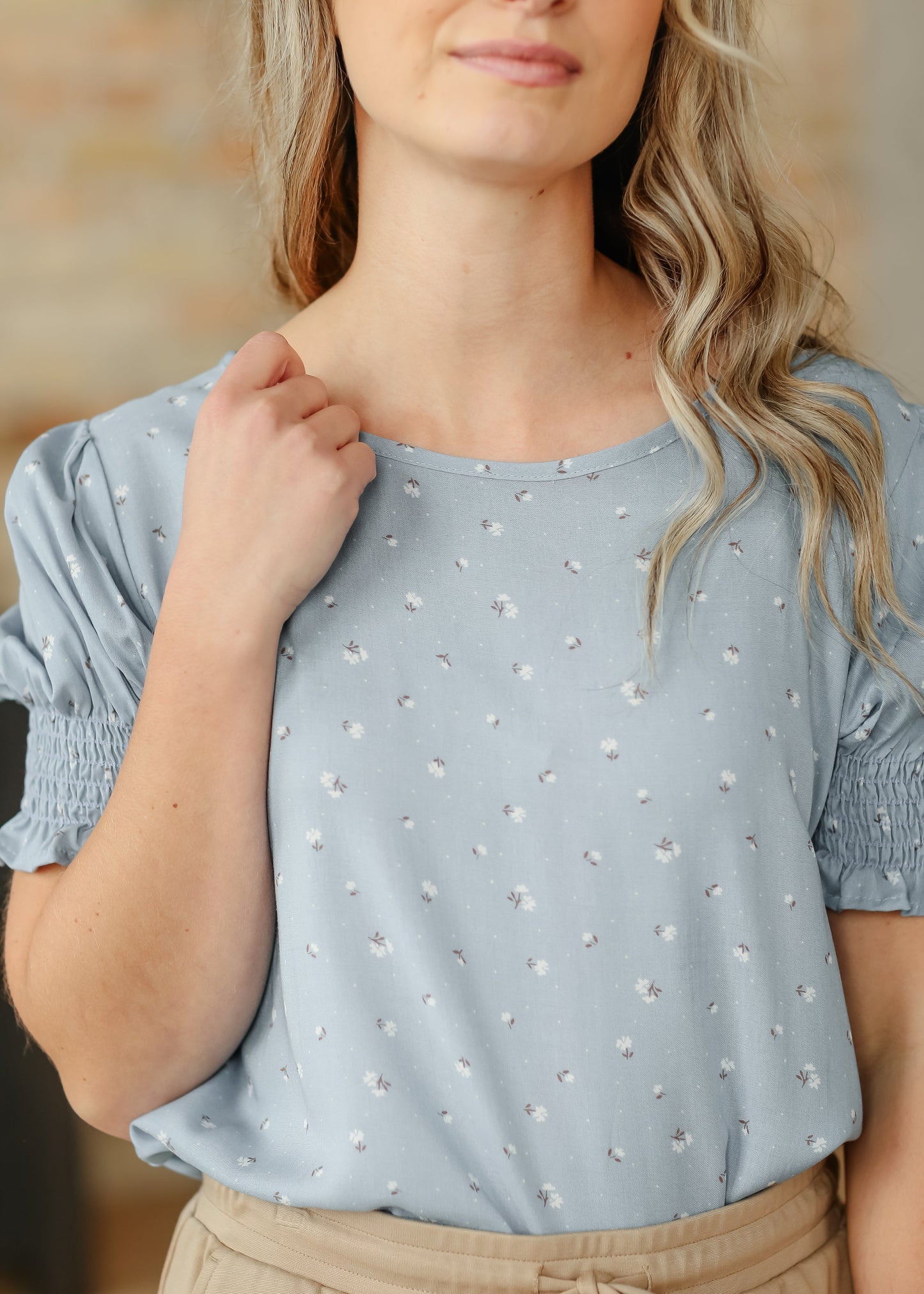 Alisa Short Ruffle Sleeve Top - Concordia Style Boutique