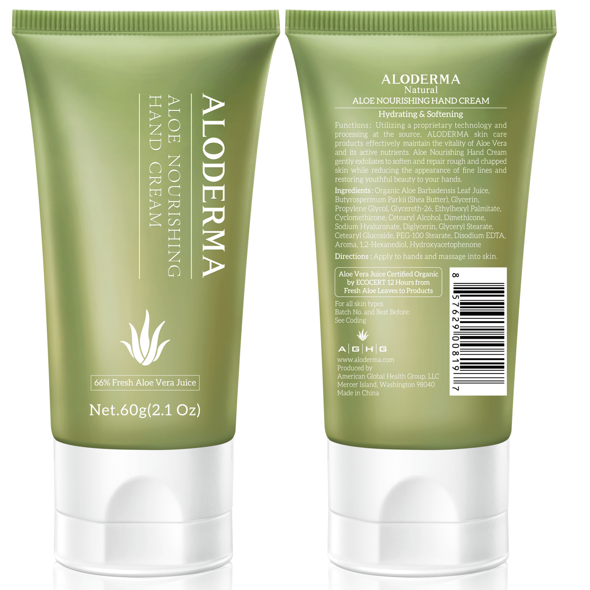 ALODERMA Aloe Nourishing Hand Cream - Concordia Style Boutique