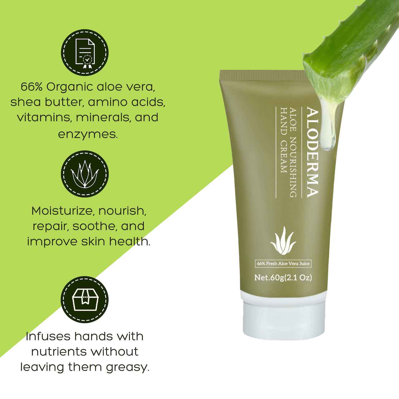 ALODERMA Aloe Nourishing Hand Cream - Concordia Style Boutique