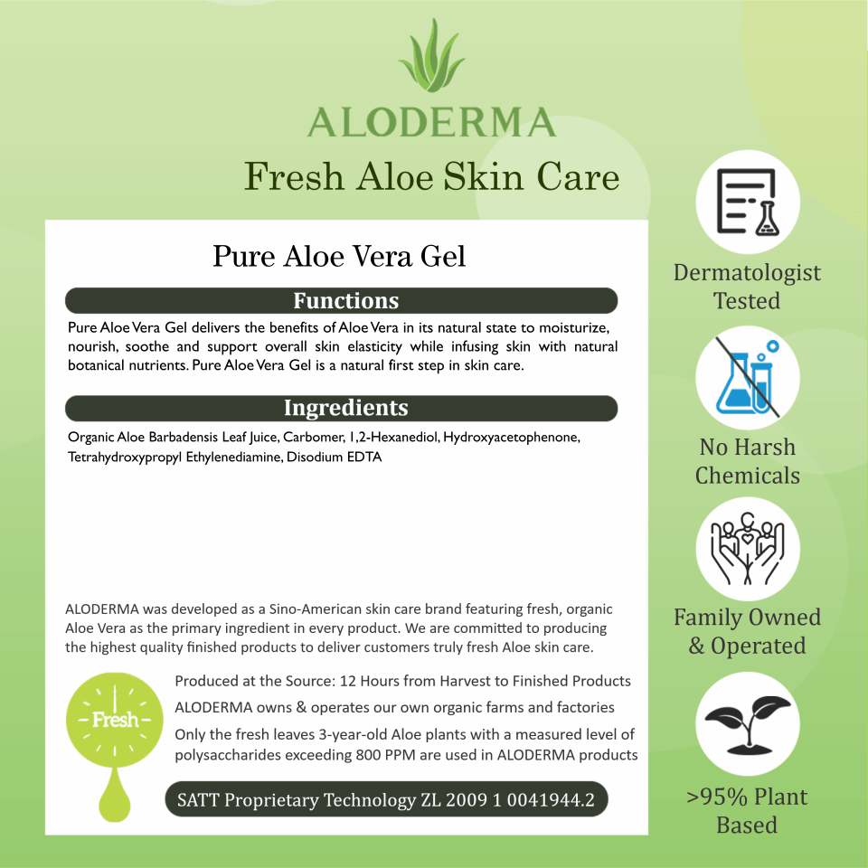 ALODERMA Pure Aloe Vera Gel - 45g - Concordia Style Boutique