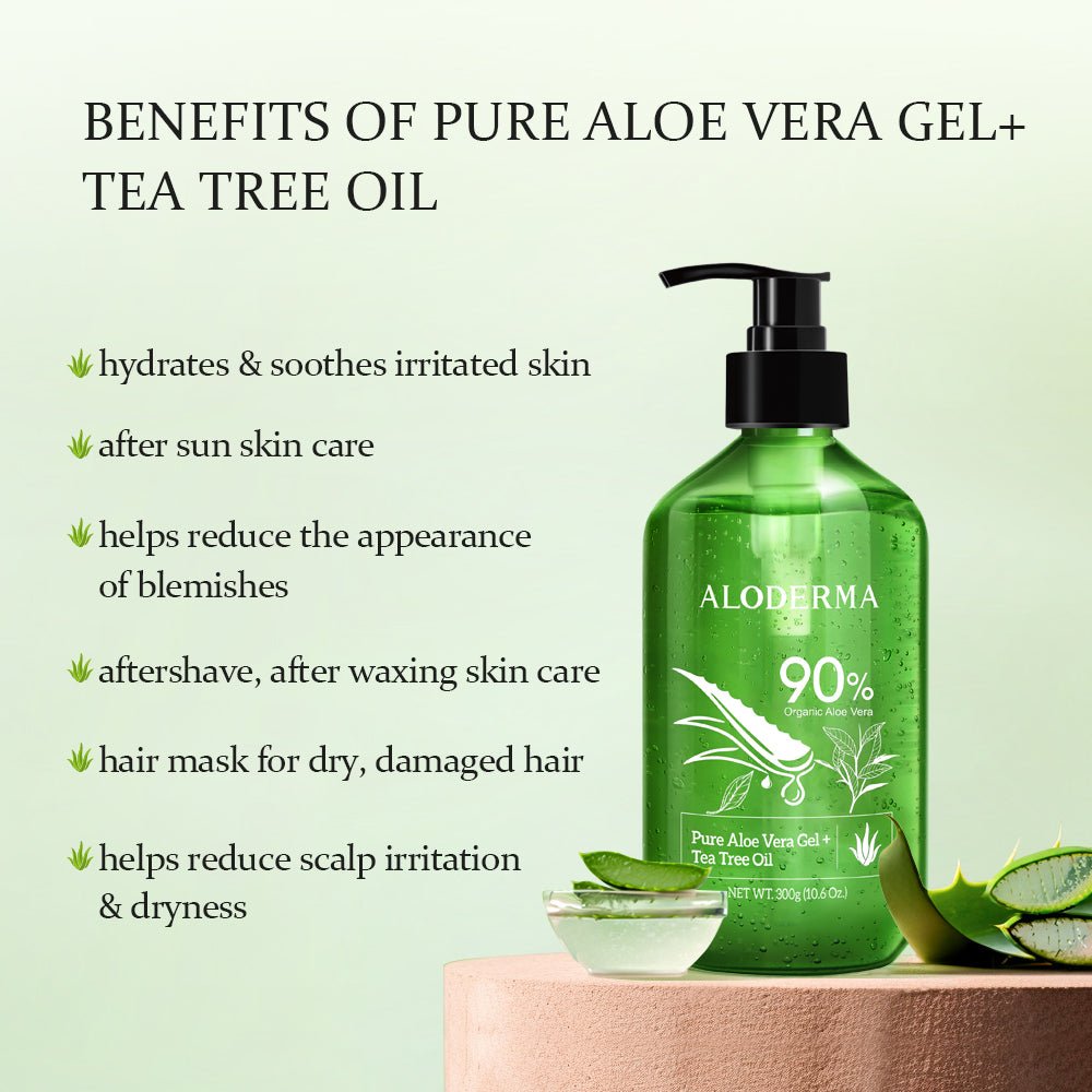 ALODERMA Pure Aloe Vera Gel + Tea Tree Oil - Concordia Style Boutique