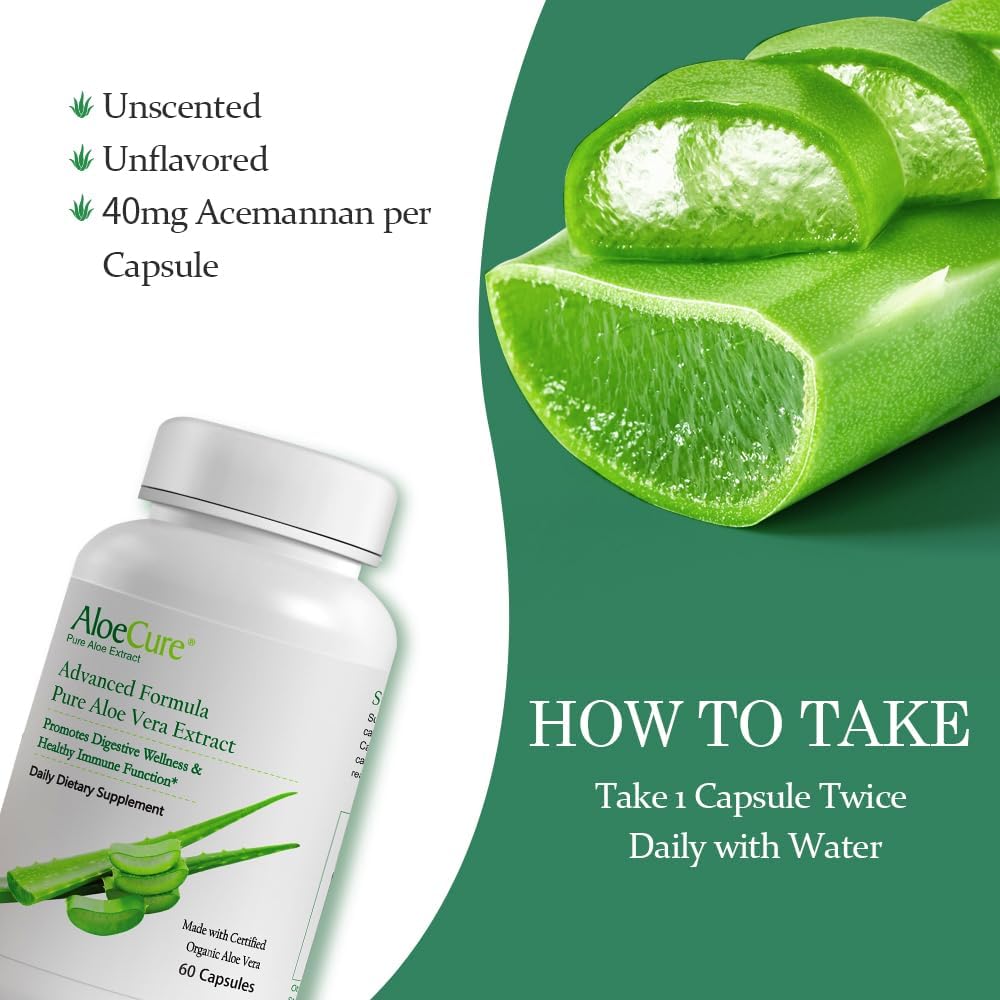 AloeCure Advanced Formula Aloe Capsules - Concordia Style Boutique