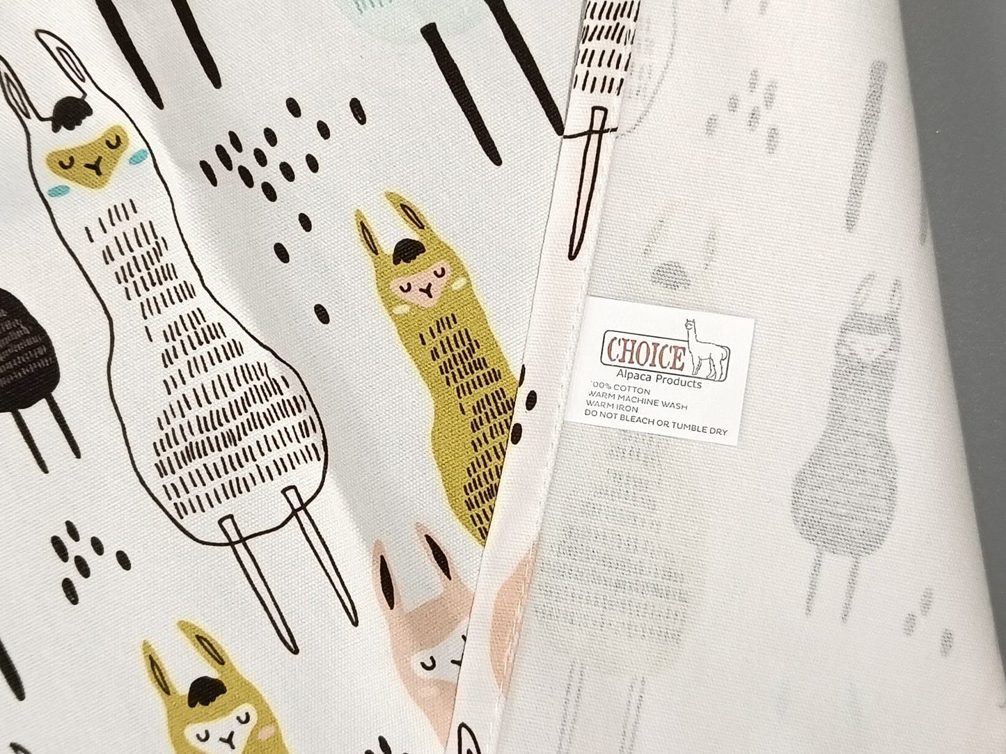 Alpaca Kitchen Tea Towel, Oven Mitt + Pot Holder, Grocery Tote Bag