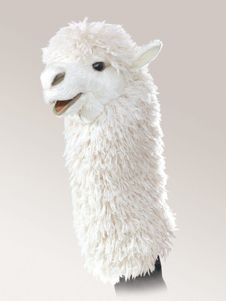 Alpaca Stage Hand Puppet