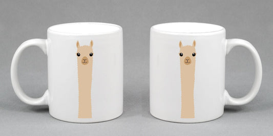 Alpaca Watching Coffee Mug