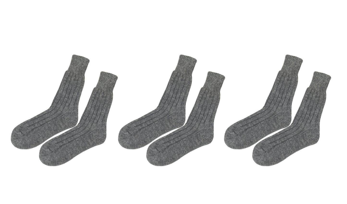 tittimitti® Alpaca-Wool Blend Women's Socks. 3 Pairs. Made in Italy.