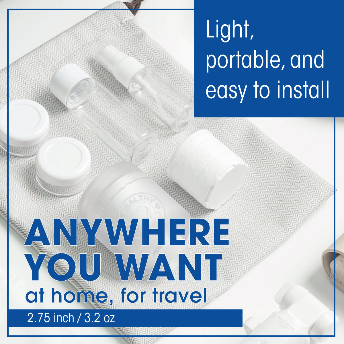 Be Healthy - iBlue Link Portable Pure Water Filter System - Concordia Style Boutique