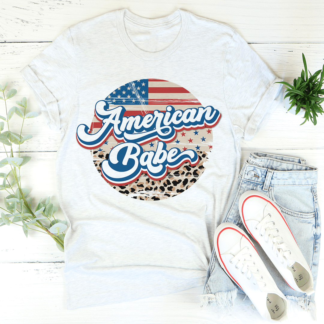 American Babe Leopard Tee - Concordia Style Boutique