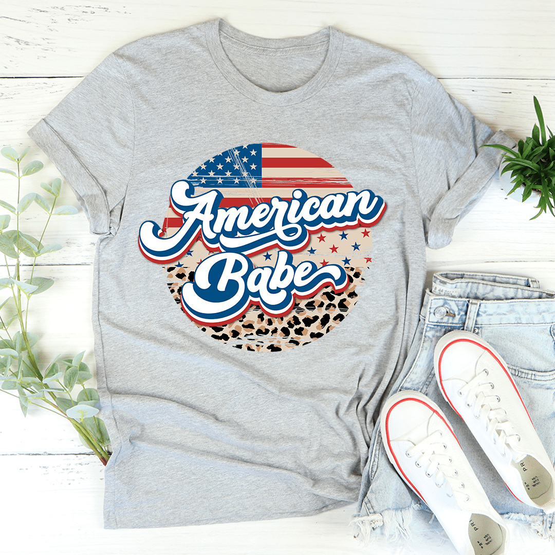 American Babe Leopard Tee - Concordia Style Boutique