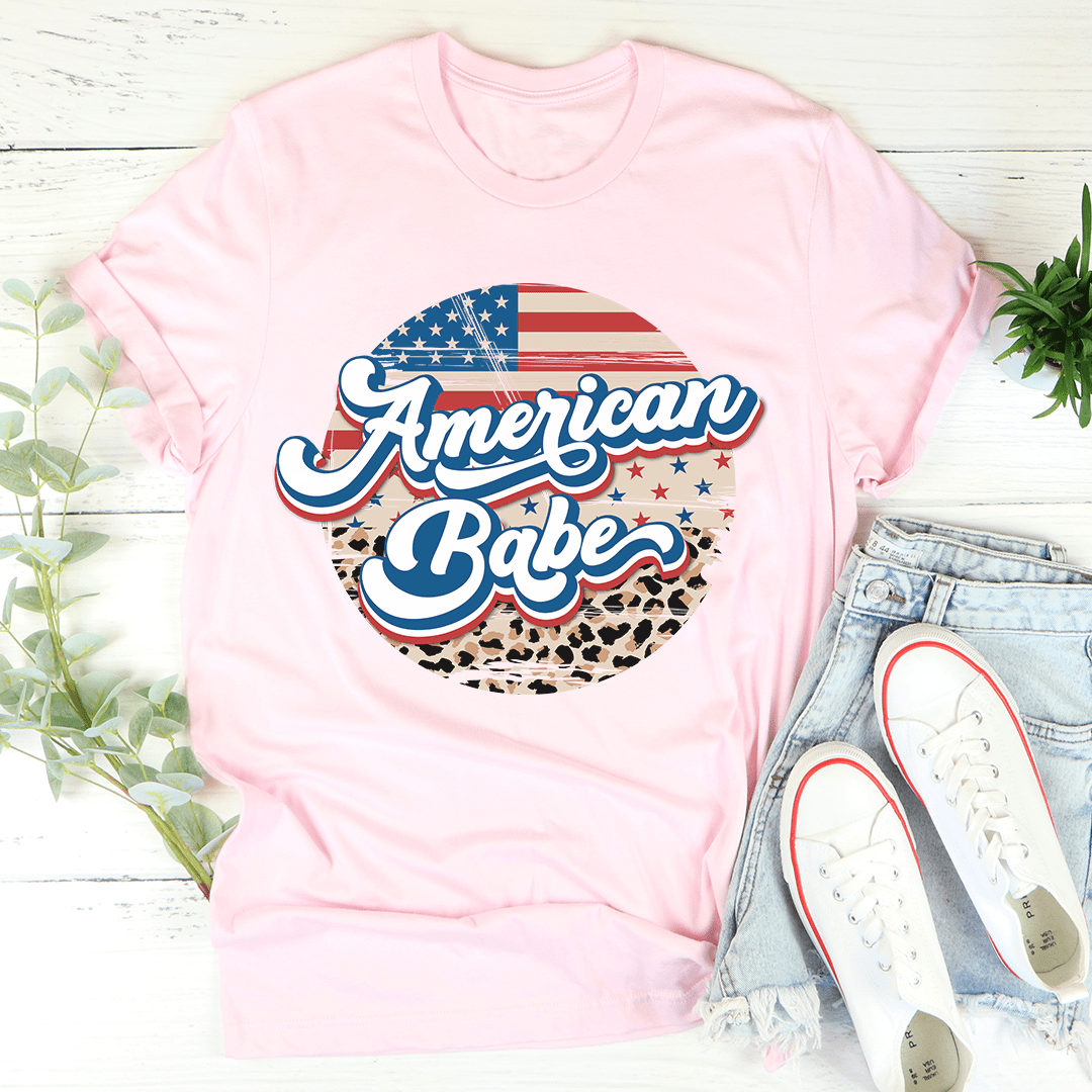 American Babe Leopard Tee - Concordia Style Boutique