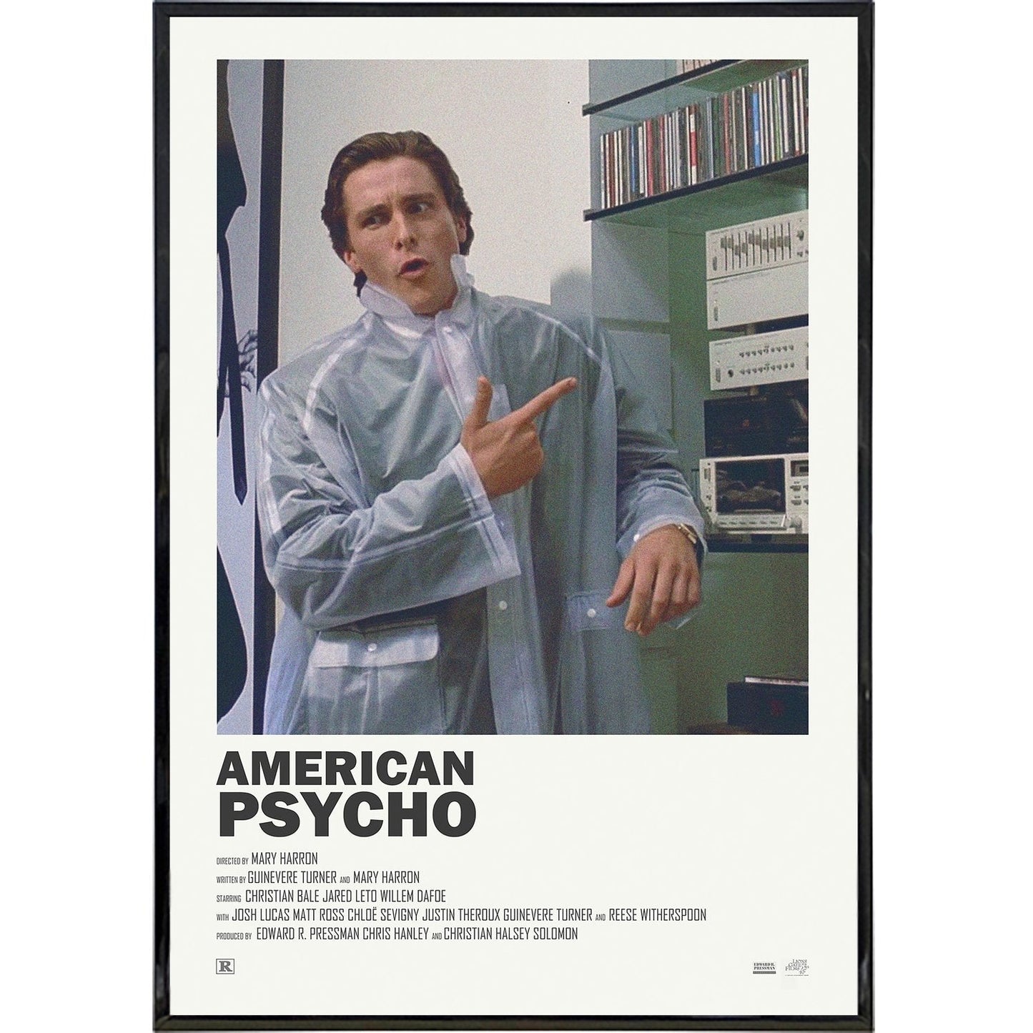 American Psycho Film Poster Print - Concordia Style Boutique