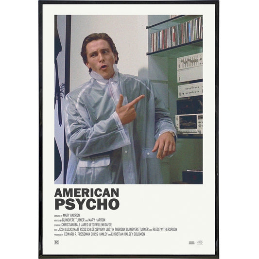 American Psycho Film Poster Print - Concordia Style Boutique