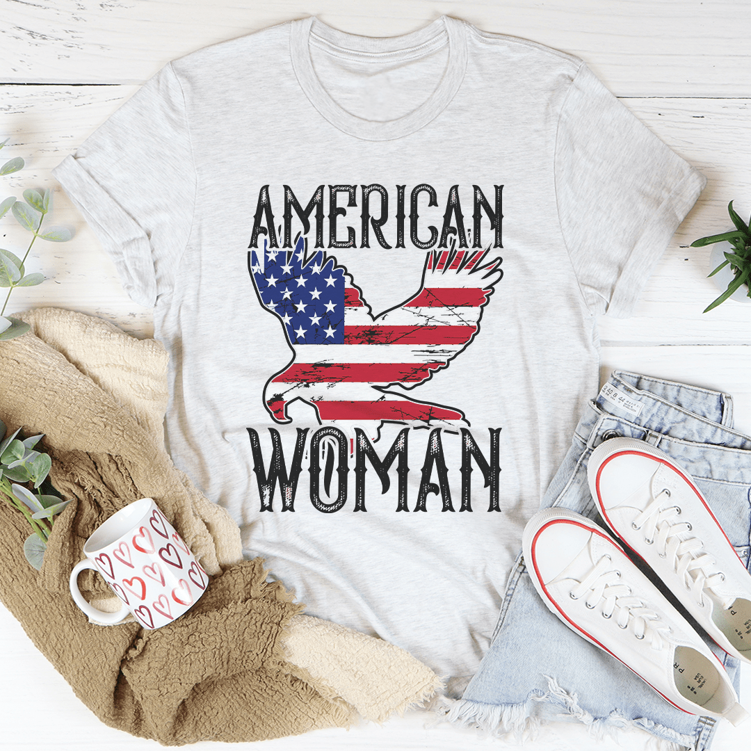 American Woman Eagle Tee - Concordia Style Boutique