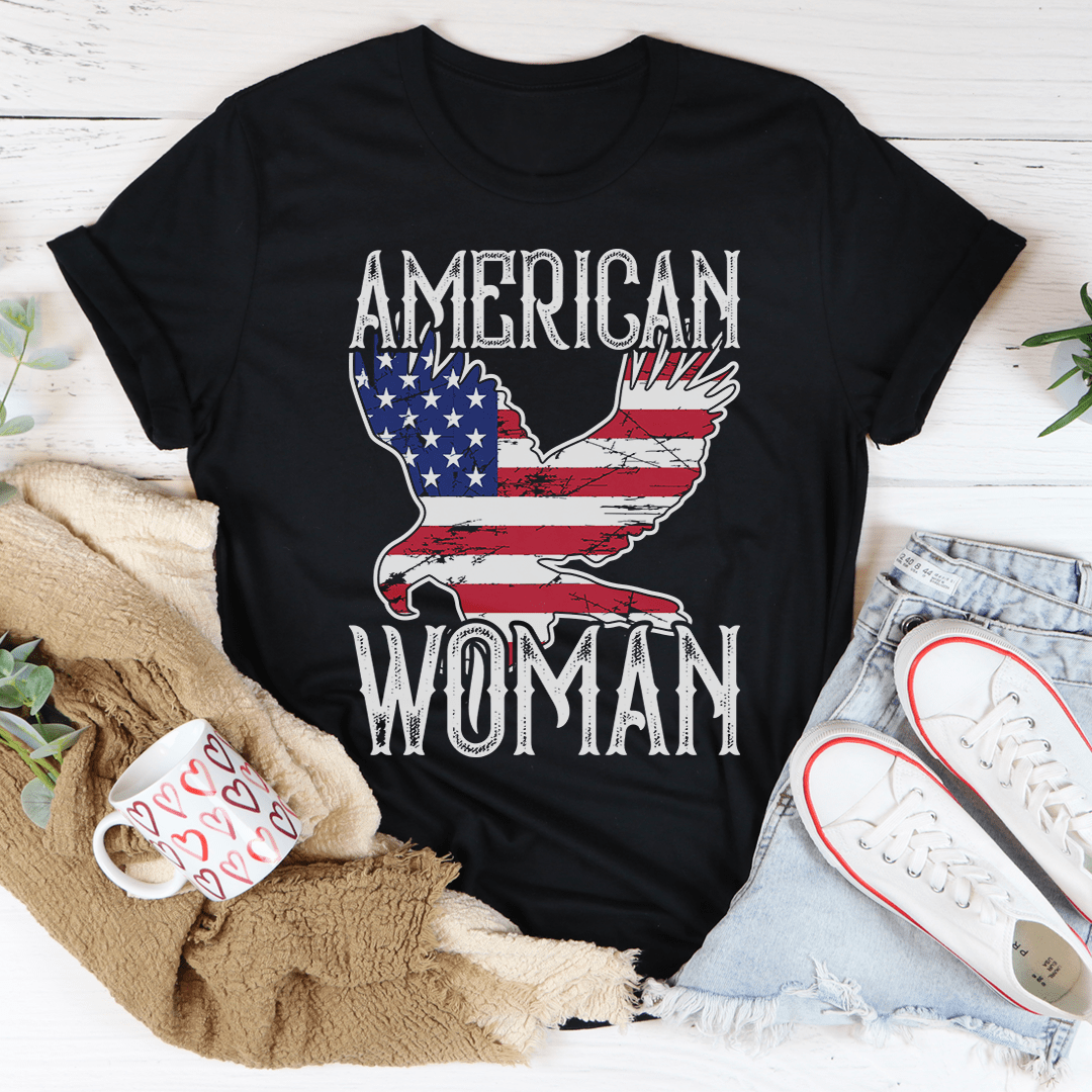 American Woman Eagle Tee - Concordia Style Boutique