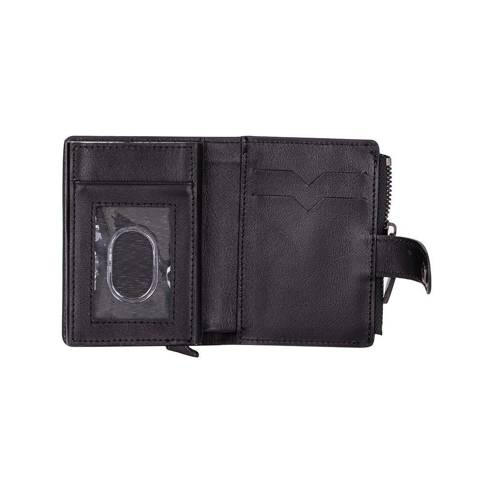 Andalusia Genuine Leather Pop-Up Cardholder with RFID Protection - Concordia Style Boutique