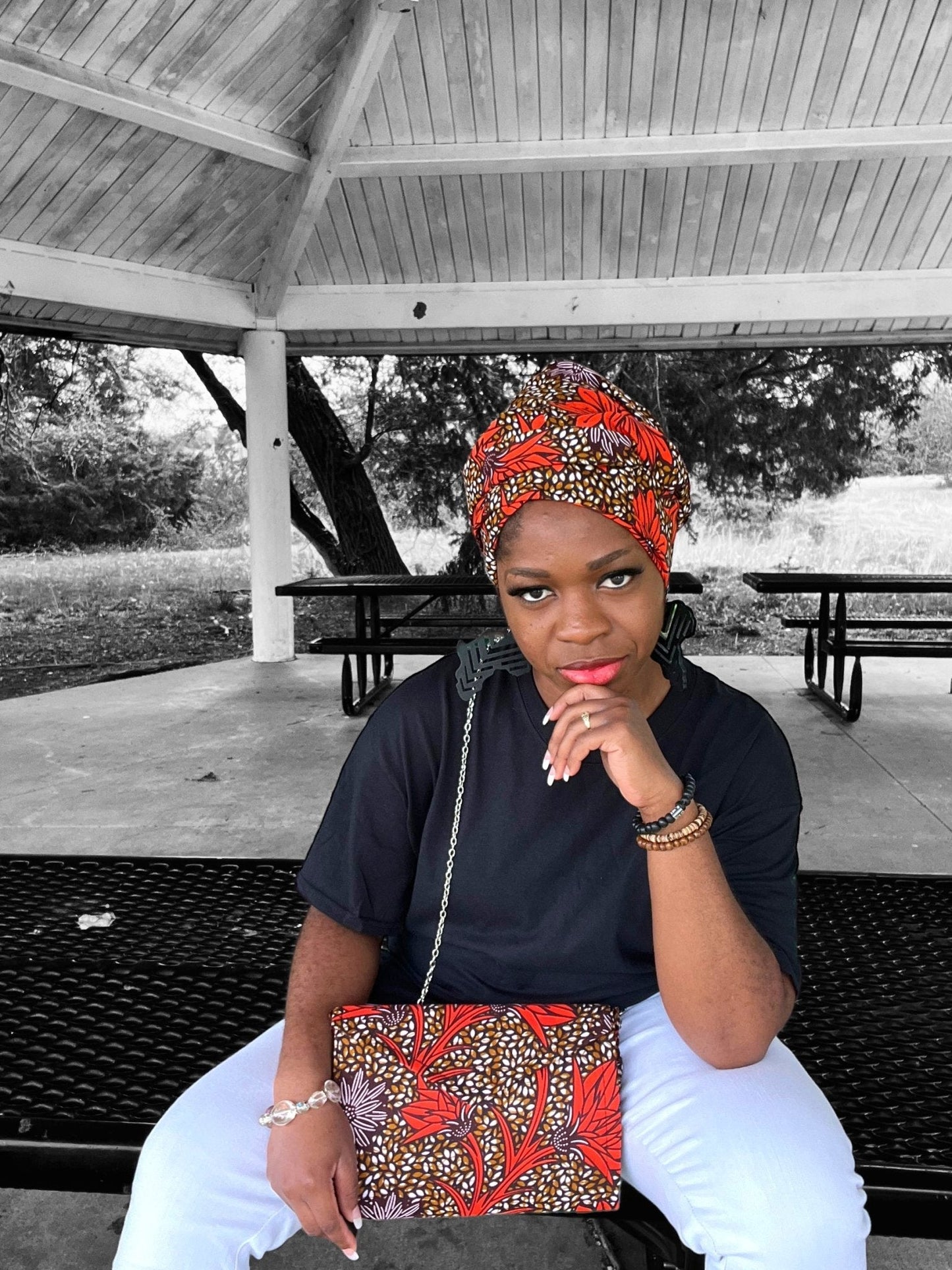 Ankara Purse and Head Wrap