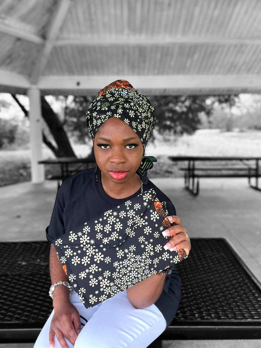 Ankara Purse and Head Wrap