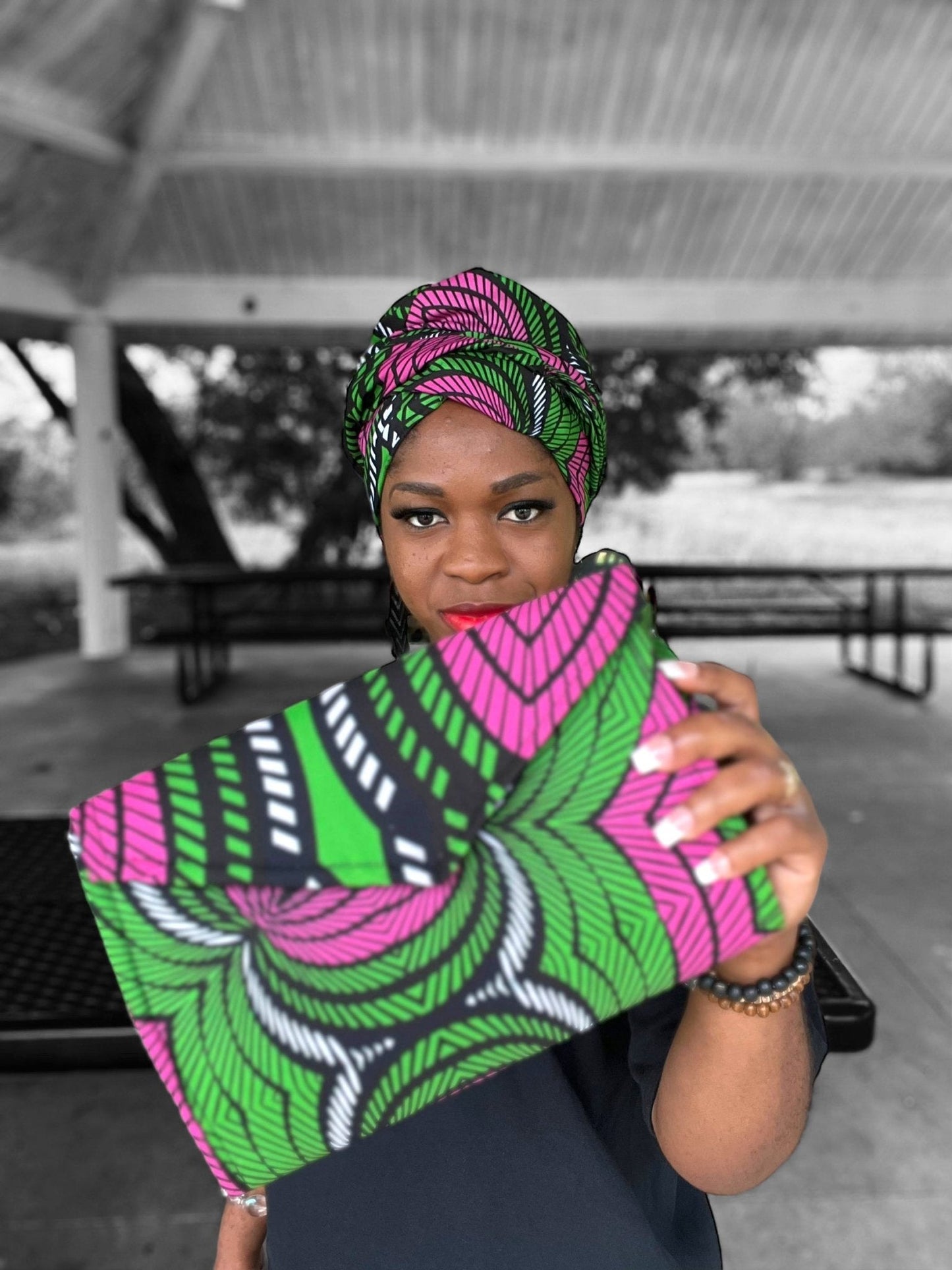 Ankara Purse and Head Wrap