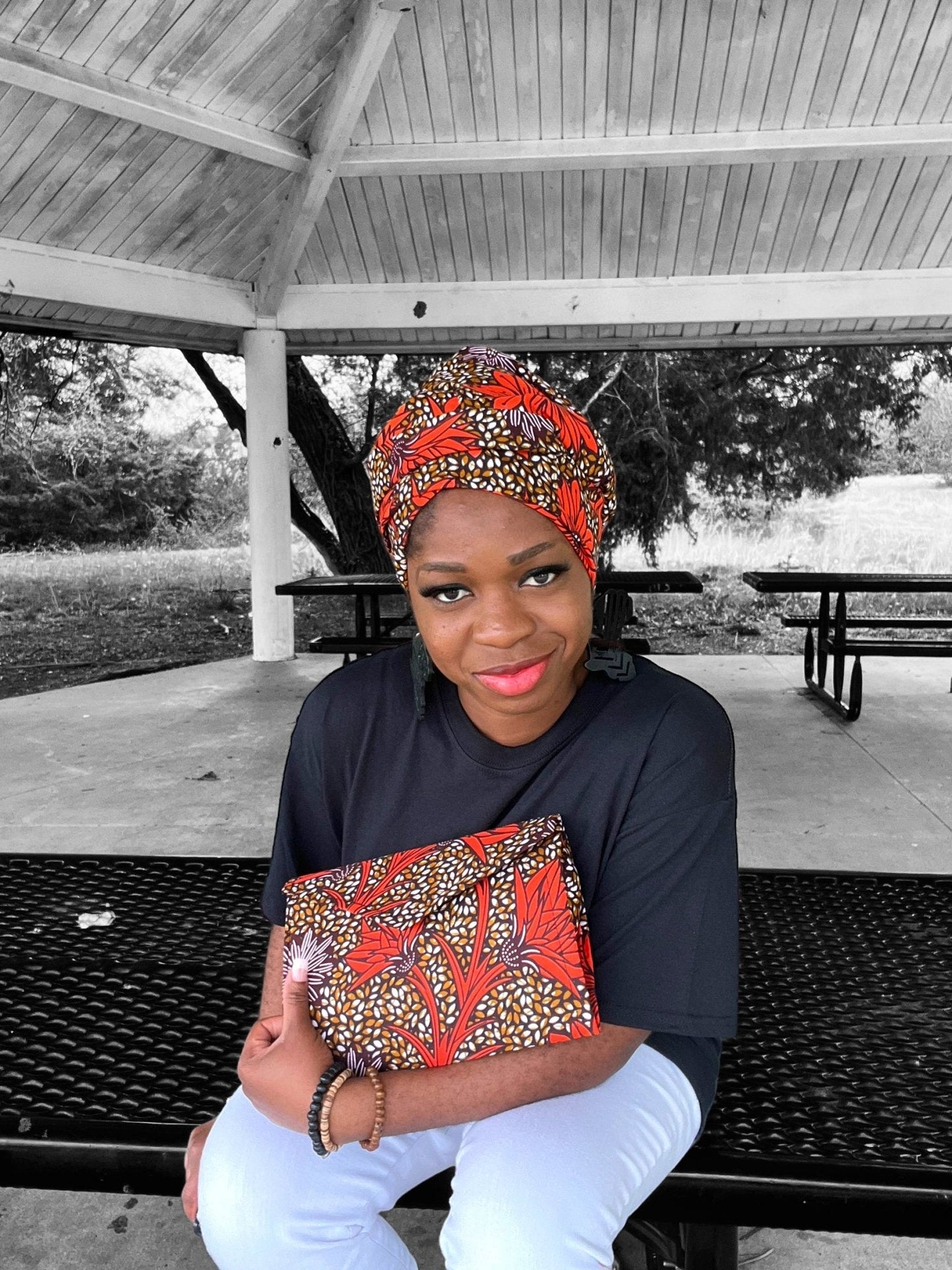 Ankara Purse and Head Wrap