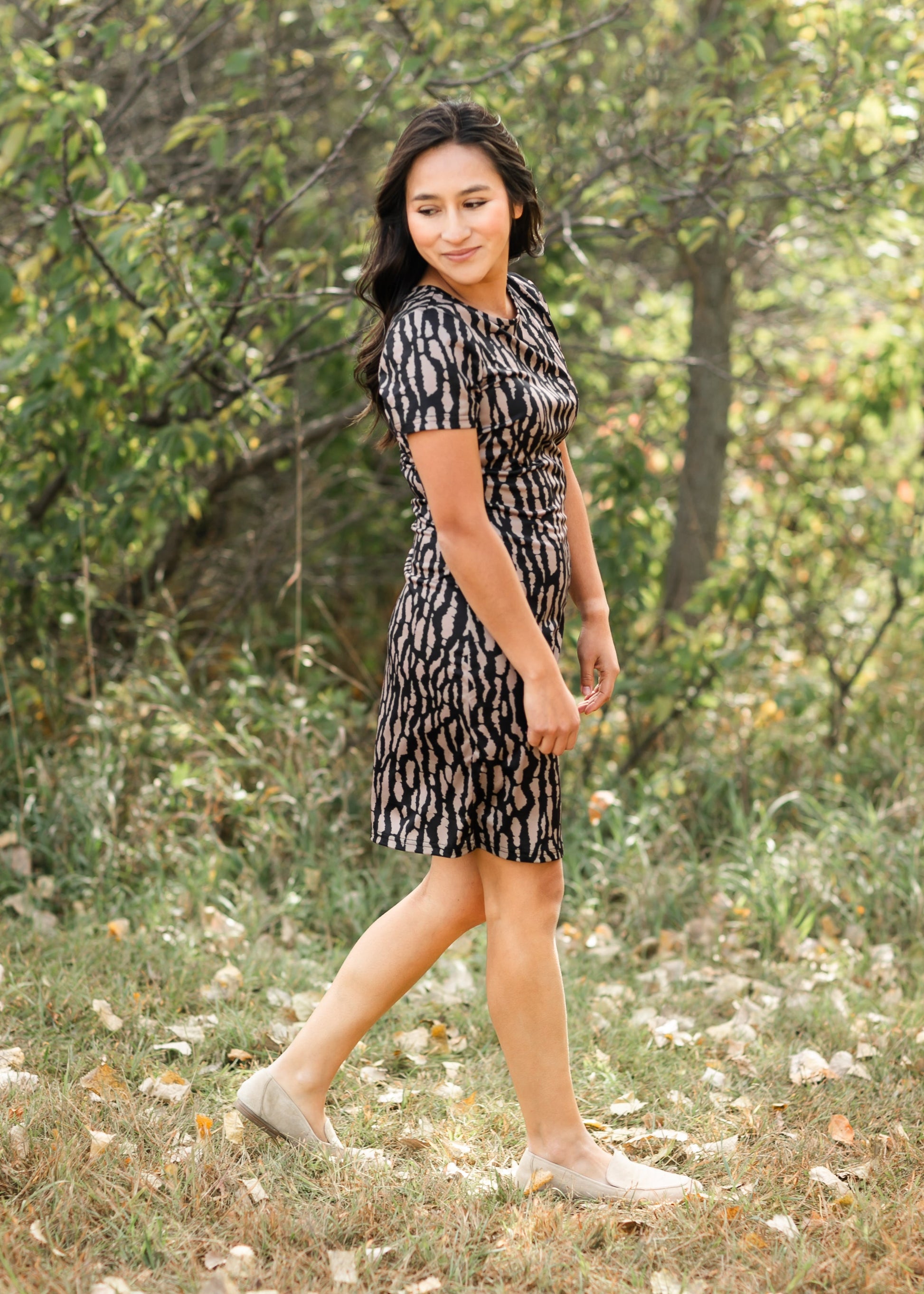 Annabella Shift Midi Dress - Concordia Style Boutique