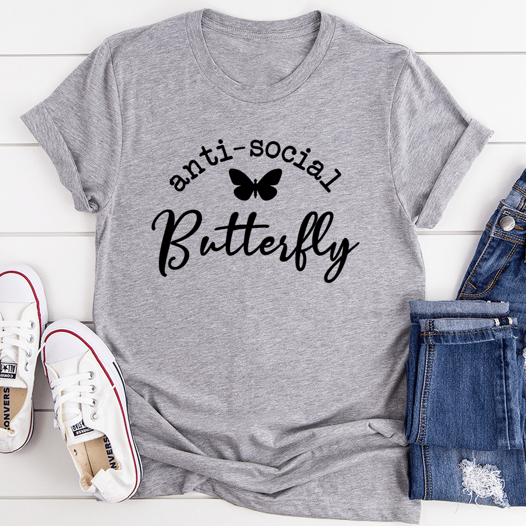 Anti Social Butterfly Tee - Concordia Style Boutique