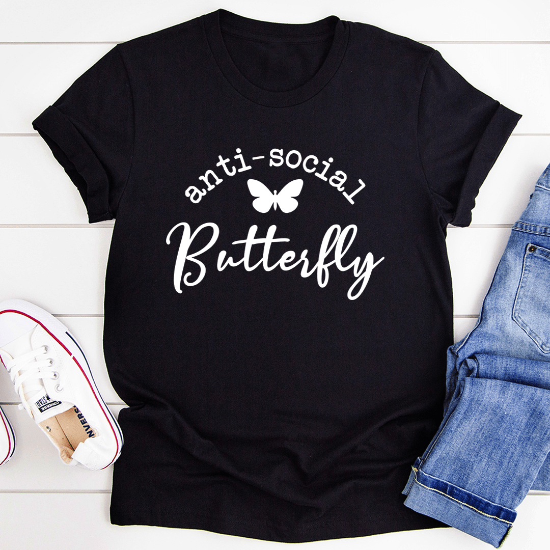 Anti Social Butterfly Tee - Concordia Style Boutique