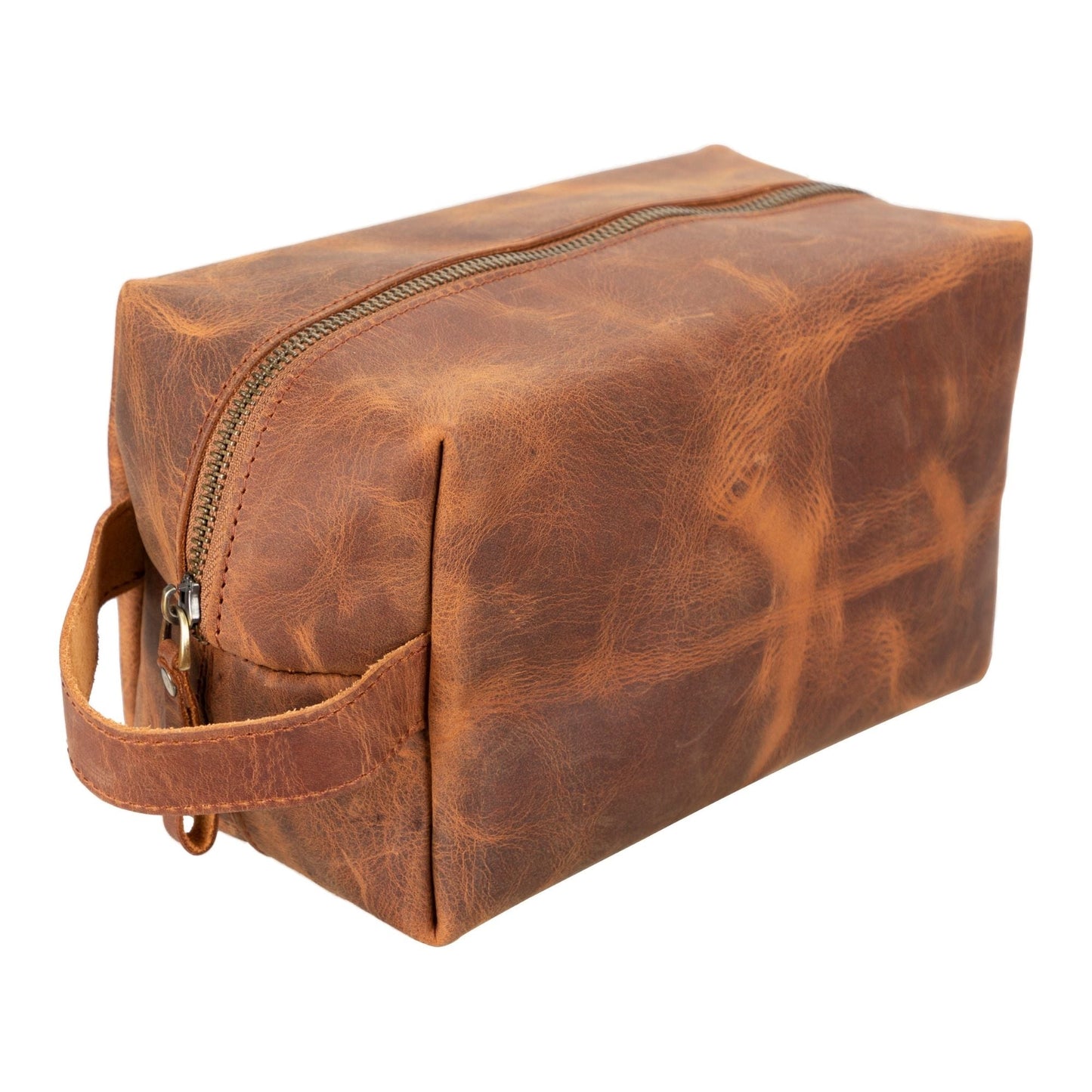 Oswego Men's Leather Dopp Kit & Small Travel Handbag - Concordia Style Boutique