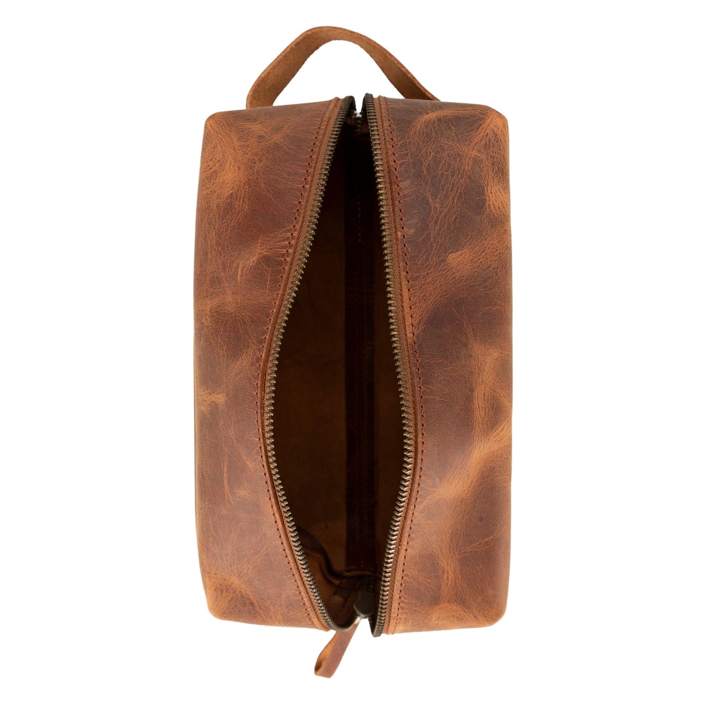 Oswego Men's Leather Dopp Kit & Small Travel Handbag - Concordia Style Boutique
