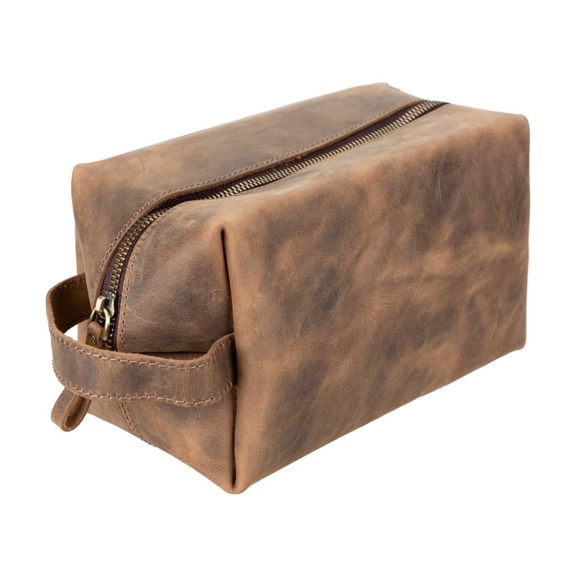 Oswego Men's Leather Dopp Kit & Small Travel Handbag - Concordia Style Boutique