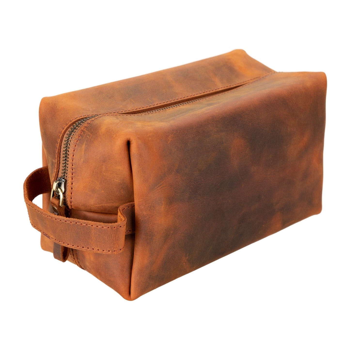 Oswego Men's Leather Dopp Kit & Small Travel Handbag - Concordia Style Boutique