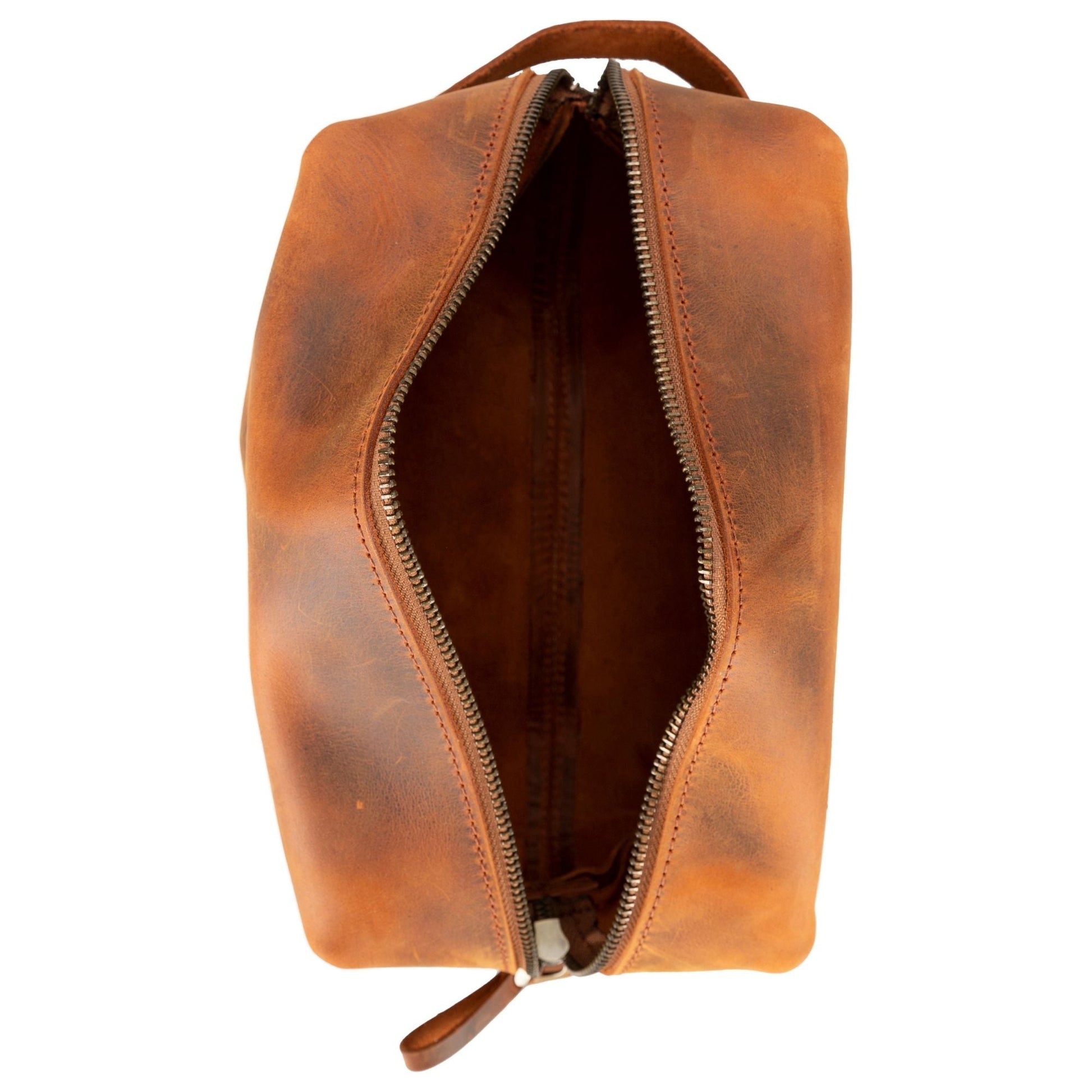 Oswego Men's Leather Dopp Kit & Small Travel Handbag - Concordia Style Boutique