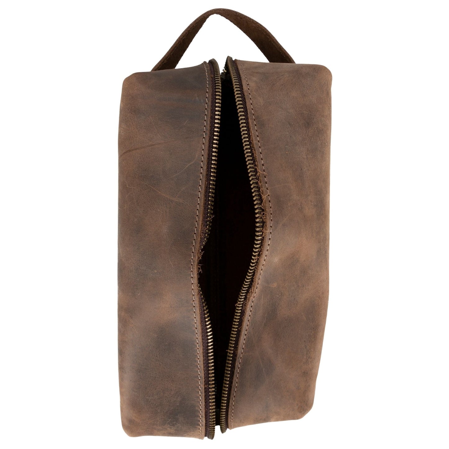 Oswego Men's Leather Dopp Kit & Small Travel Handbag - Concordia Style Boutique