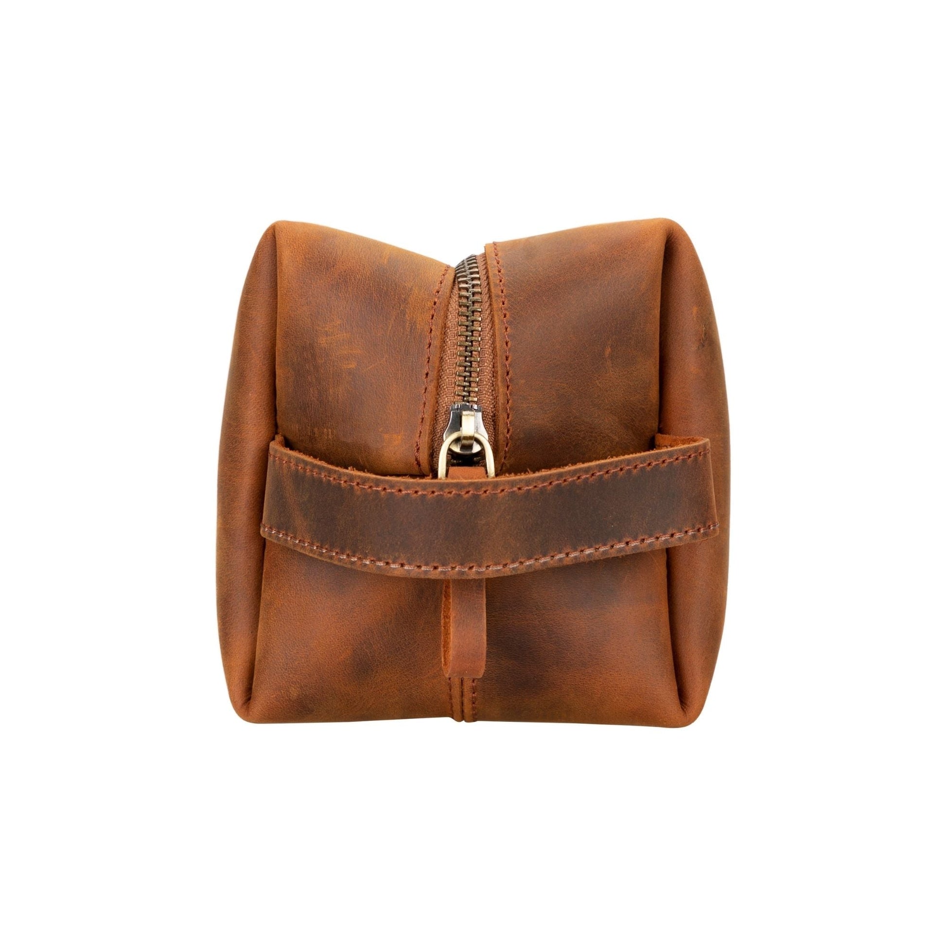 Oswego Men's Leather Dopp Kit & Small Travel Handbag - Concordia Style Boutique