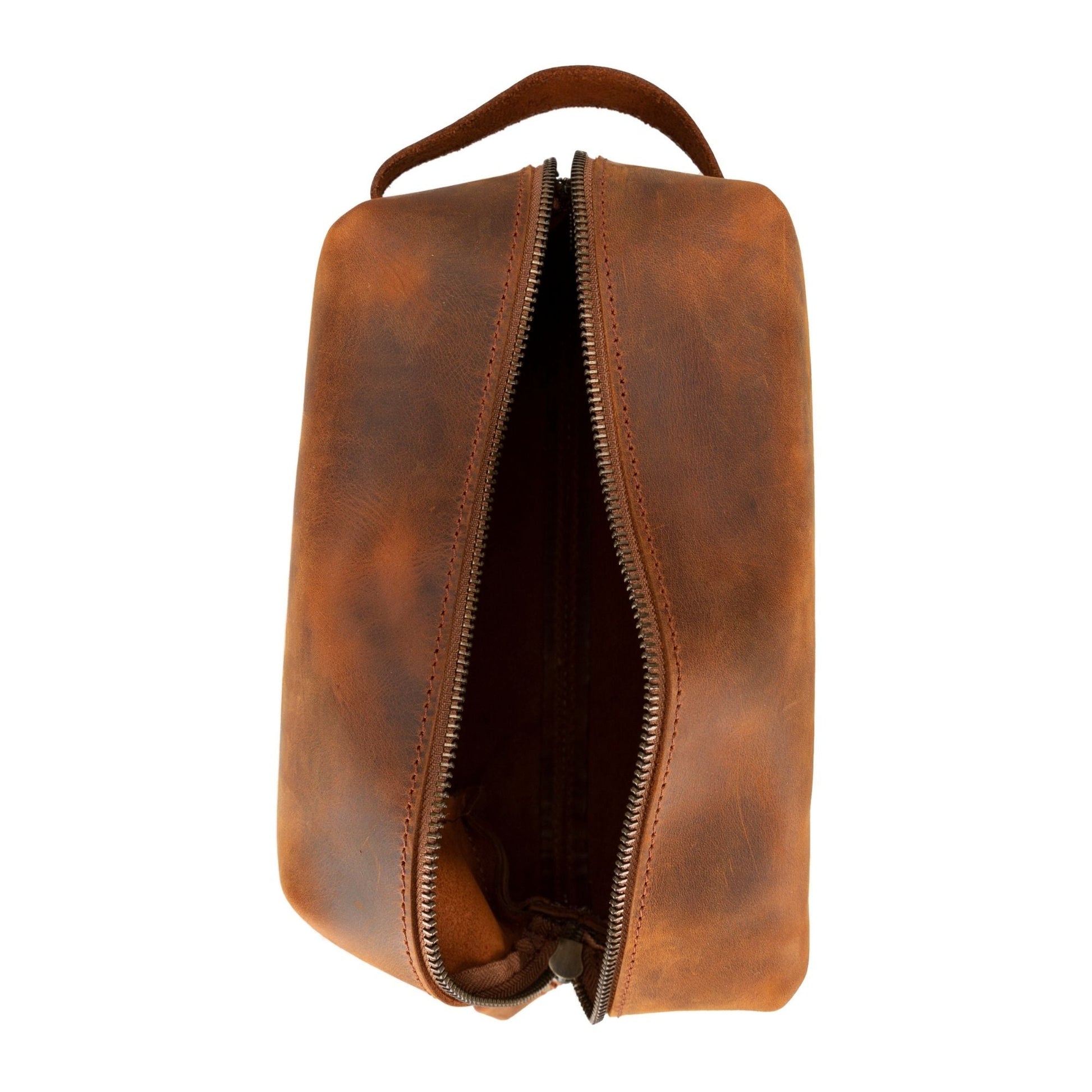 Oswego Men's Leather Dopp Kit & Small Travel Handbag - Concordia Style Boutique