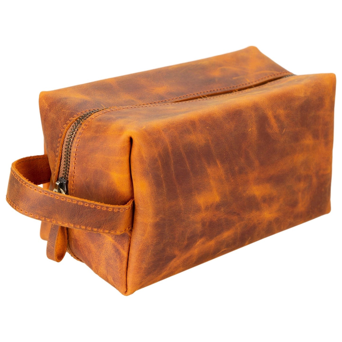 Oswego Men's Leather Dopp Kit & Small Travel Handbag - Concordia Style Boutique