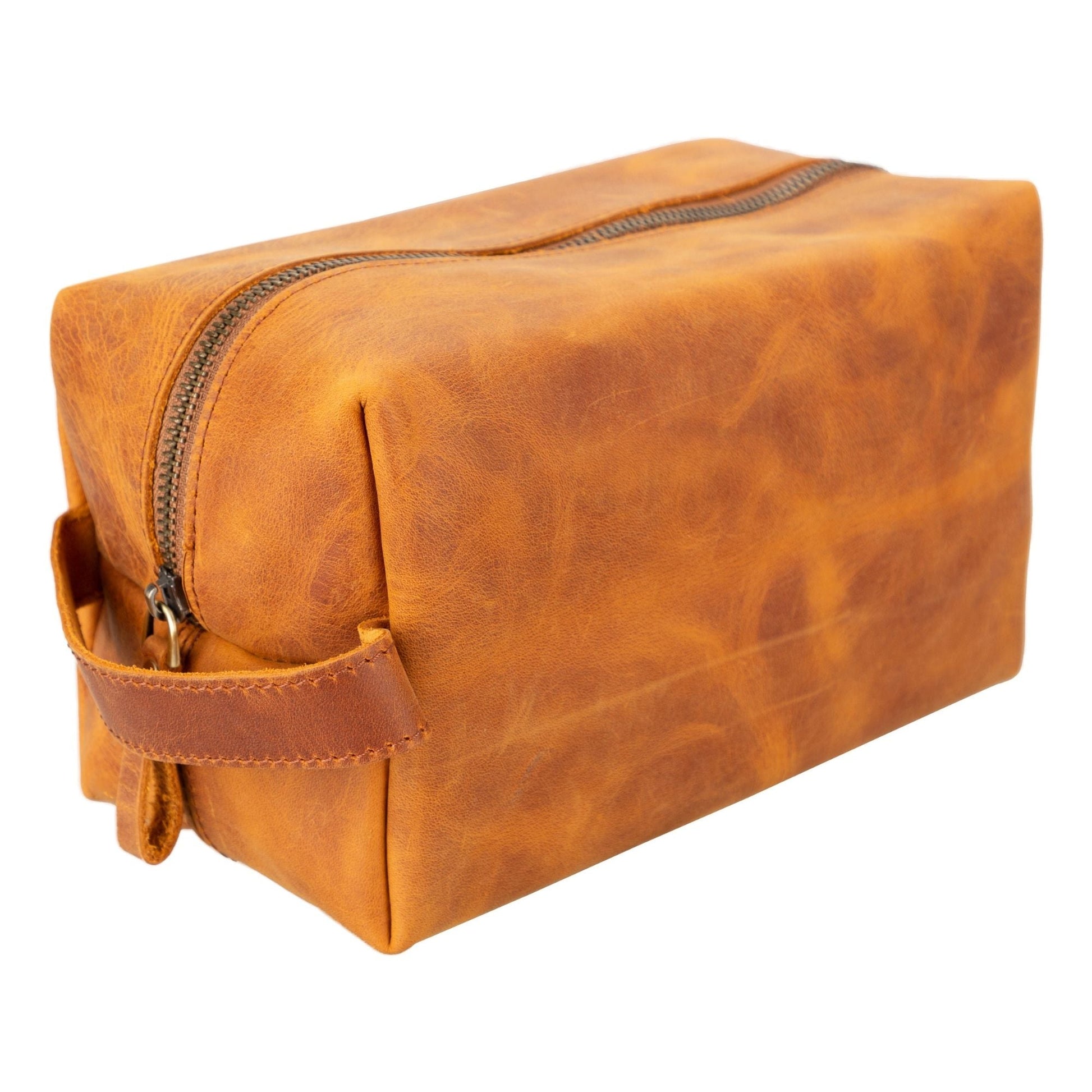 Oswego Men's Leather Dopp Kit & Small Travel Handbag - Concordia Style Boutique