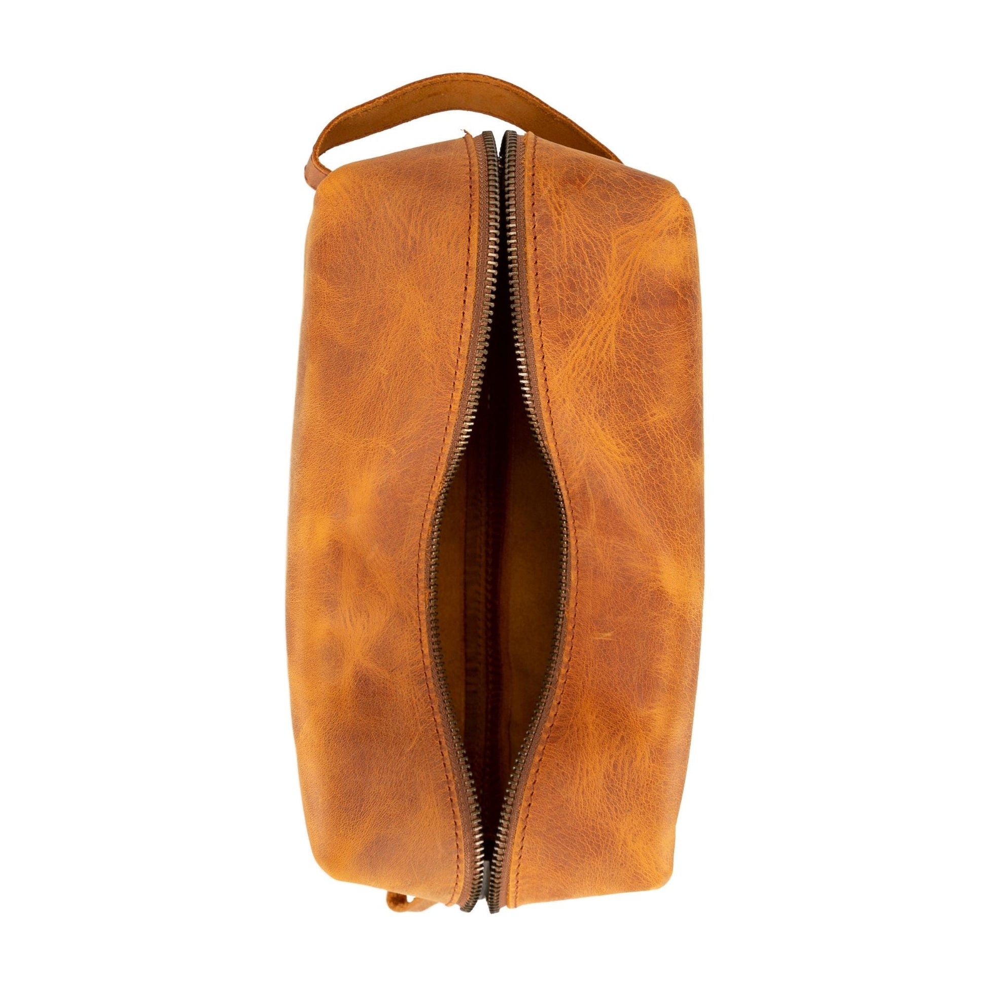 Oswego Men's Leather Dopp Kit & Small Travel Handbag - Concordia Style Boutique