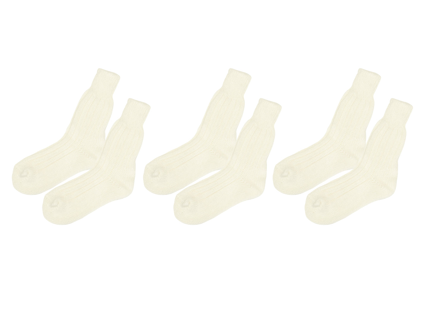 tittimitti® Alpaca-Wool Blend Women's Socks. 3 Pairs. Made in Italy.