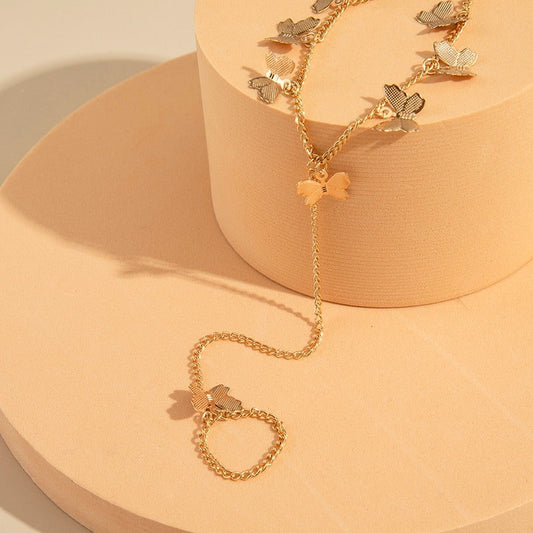 BUTTERFLY CHAIN COMBO BRACELET - Concordia Style Boutique