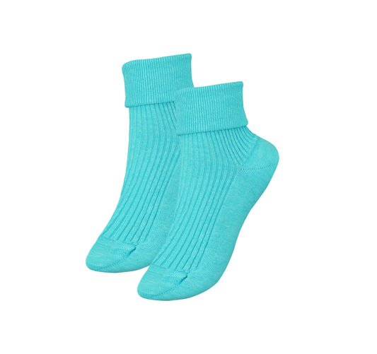 tittimitti® 100% Organic Combed Cotton Women's Socks. 1 Pair. Made in Italy.