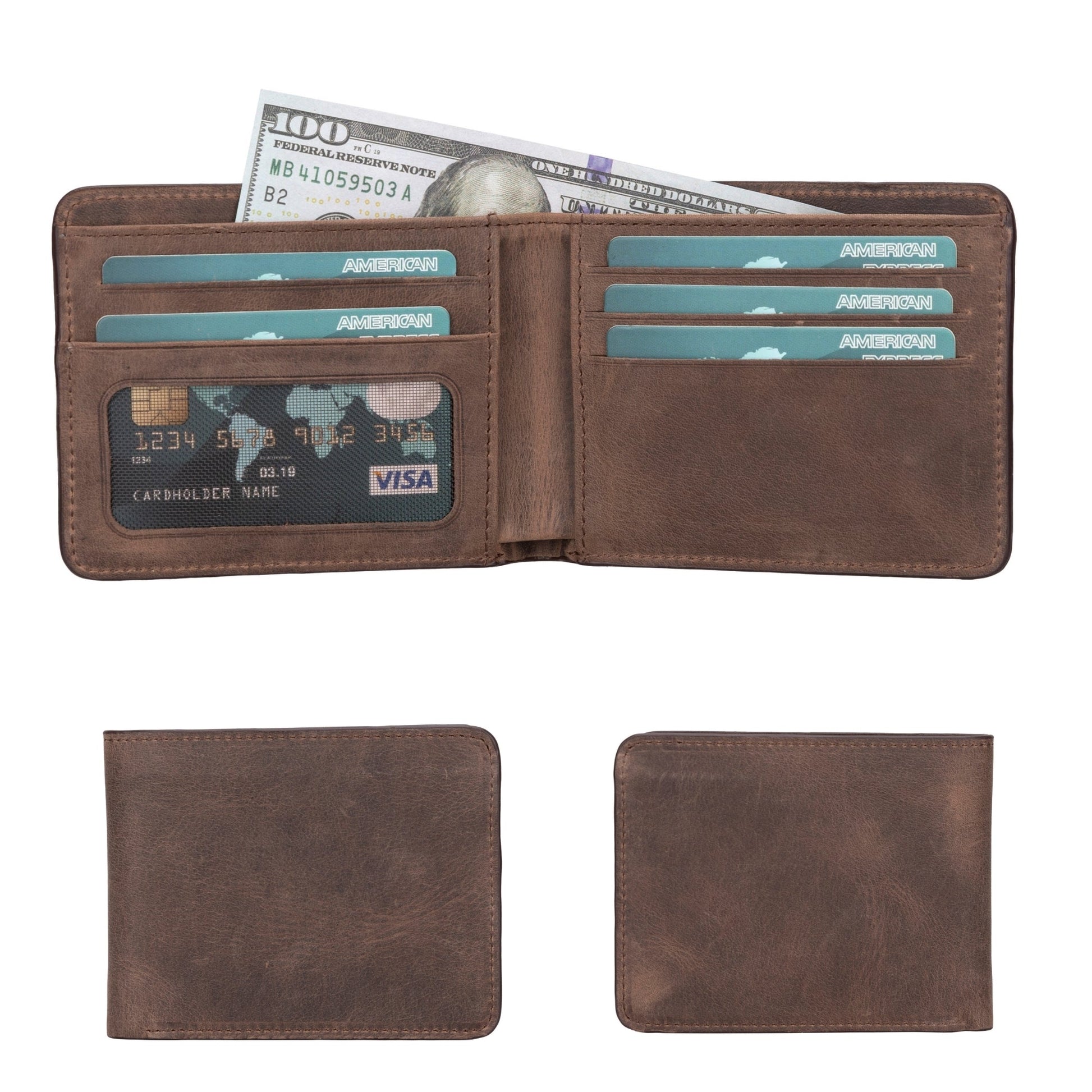 Arvada Handmade Bifold Leather Men Wallet - Concordia Style Boutique