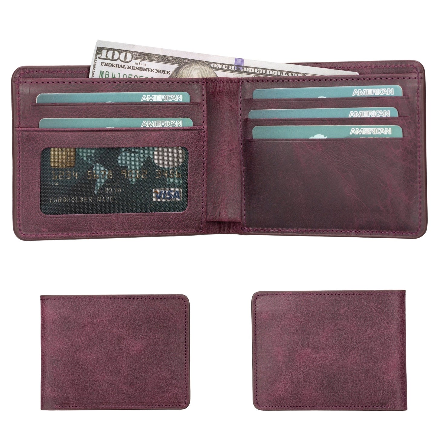 Arvada Handmade Bifold Leather Men Wallet - Concordia Style Boutique