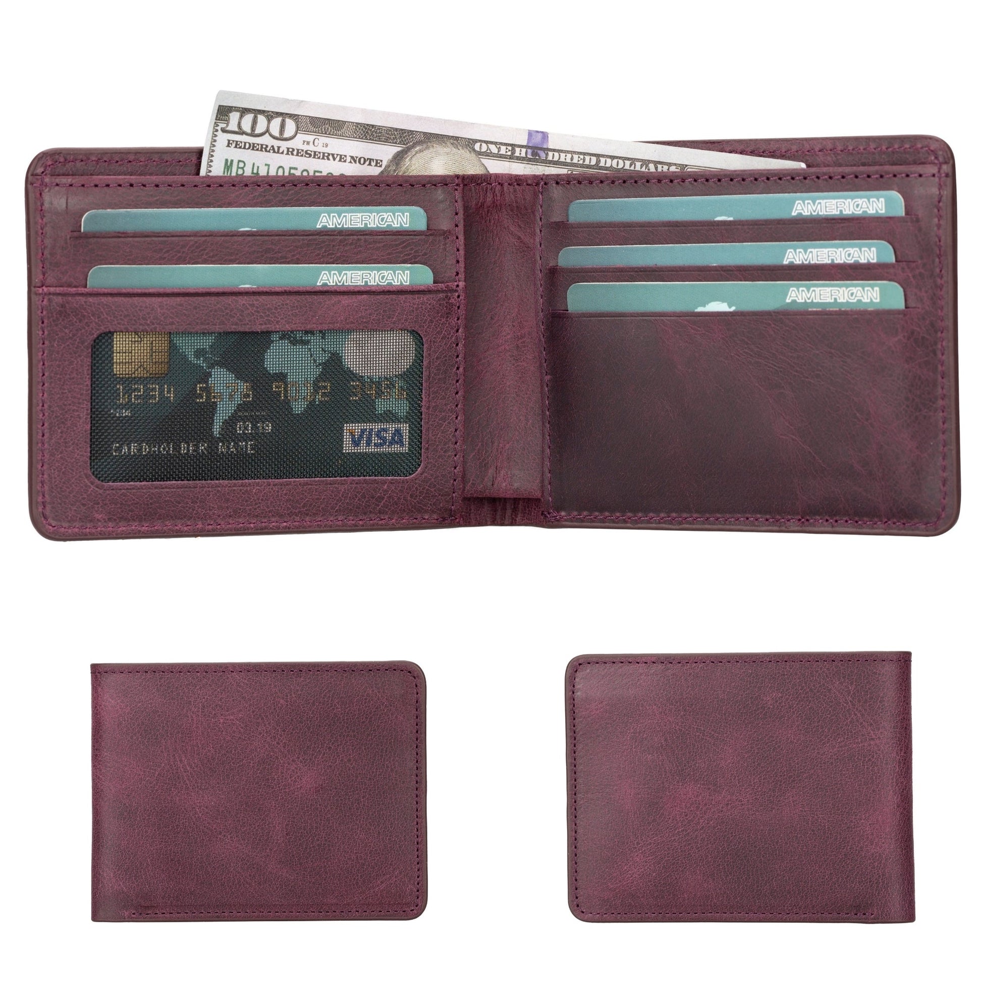 Arvada Handmade Bifold Leather Men Wallet - Concordia Style Boutique