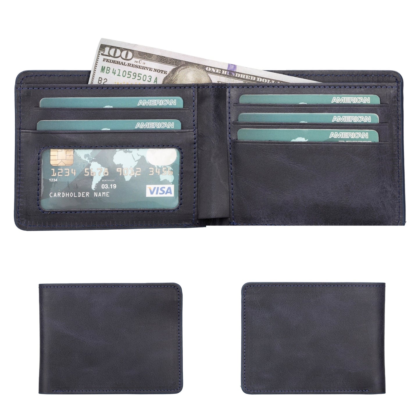 Arvada Handmade Bifold Leather Men Wallet - Concordia Style Boutique