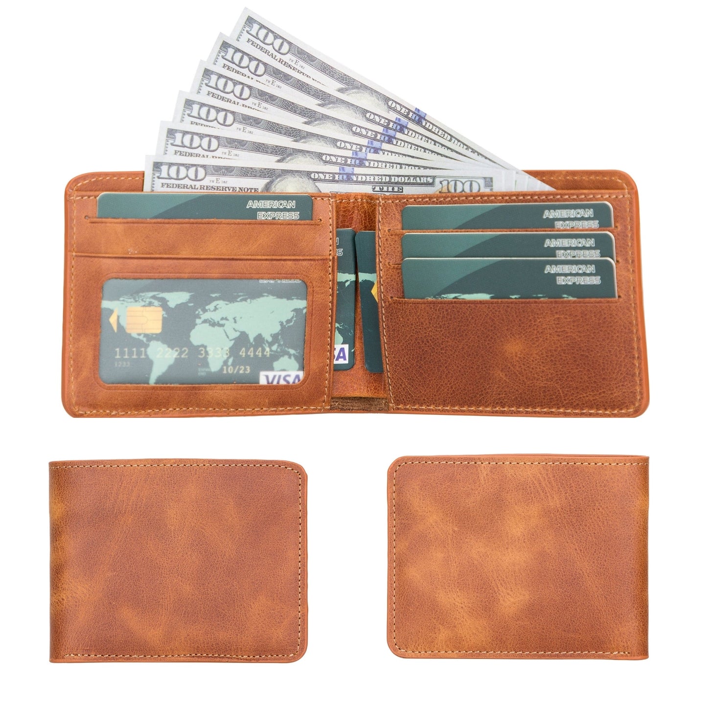 Arvada Handmade Bifold Leather Men Wallet - Concordia Style Boutique