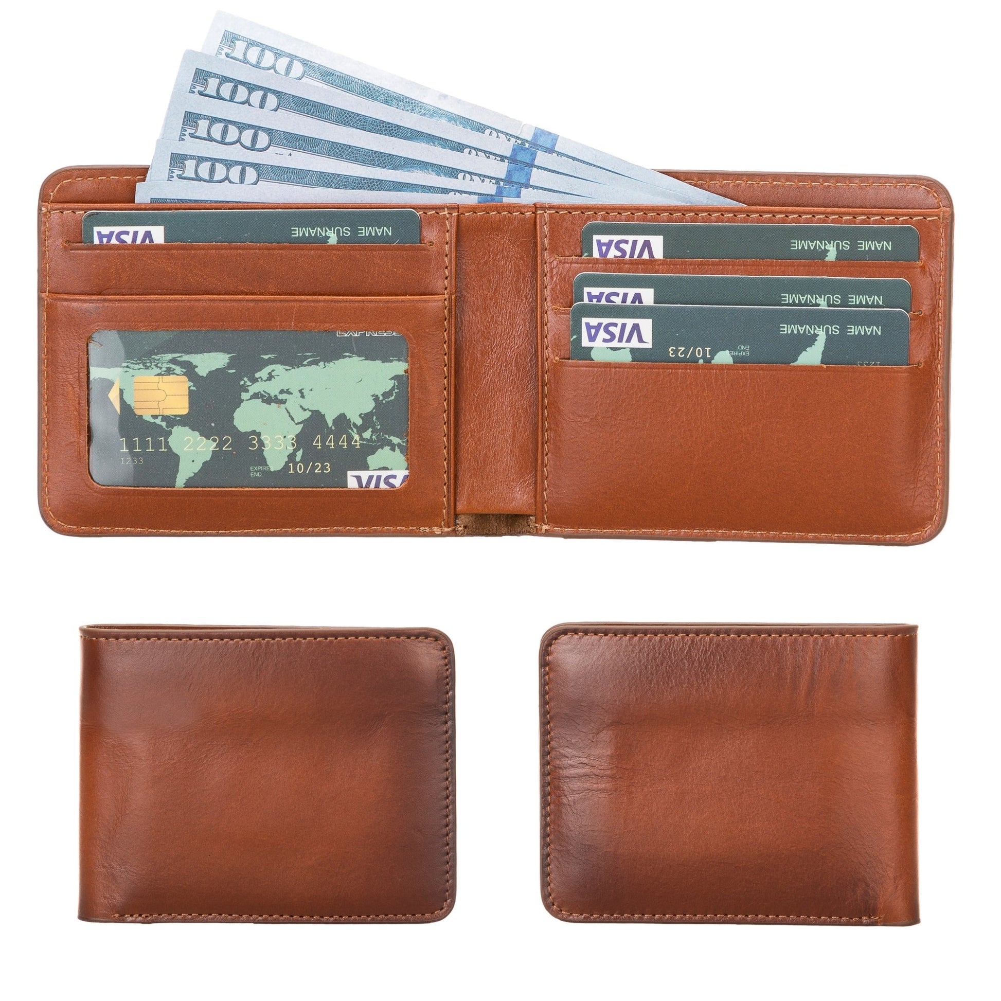Arvada Handmade Bifold Leather Men Wallet - Concordia Style Boutique