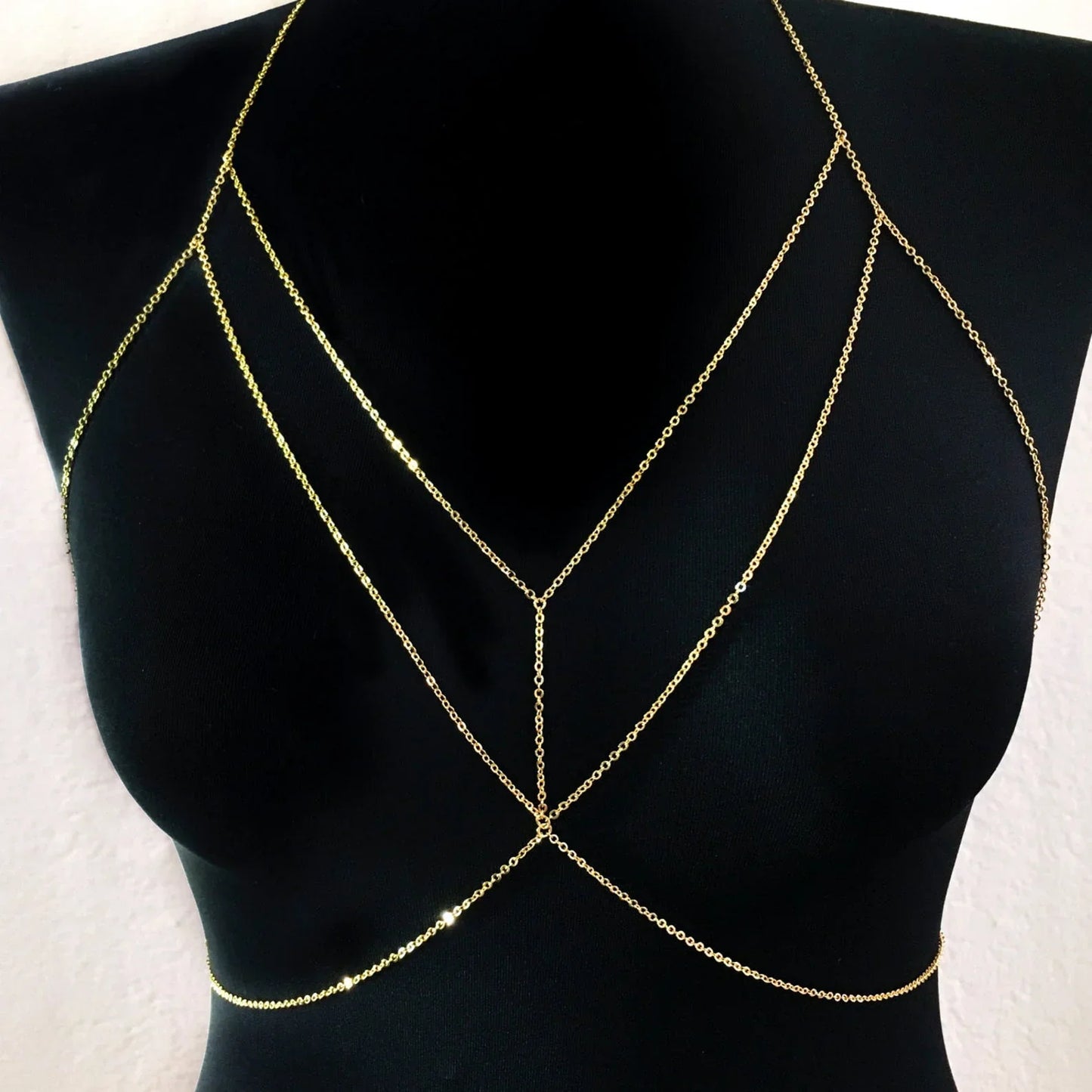 LAYERED CHAIN BRA (ADJUSTABLE) - Concordia Style Boutique