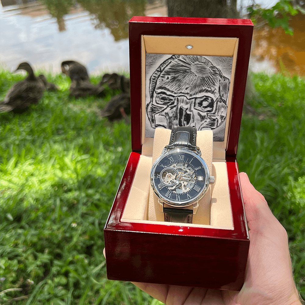 Openwork Watch - "Our Time is Short" AKA "Running out of Time" - Premium Watches from Concordia Style Boutique - Just $120.23! Shop now at Concordia Style Boutique