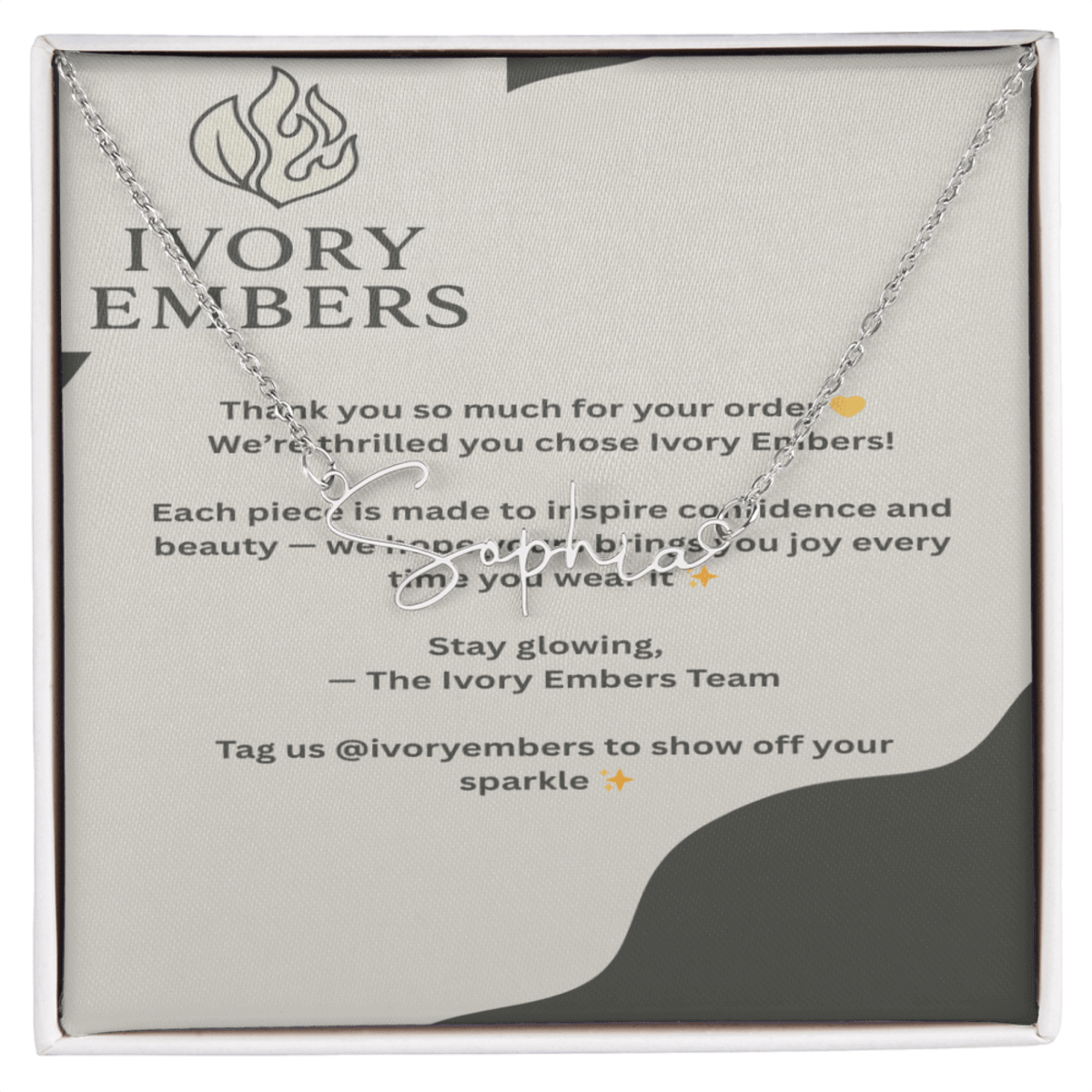 TrueScript Signature Necklace